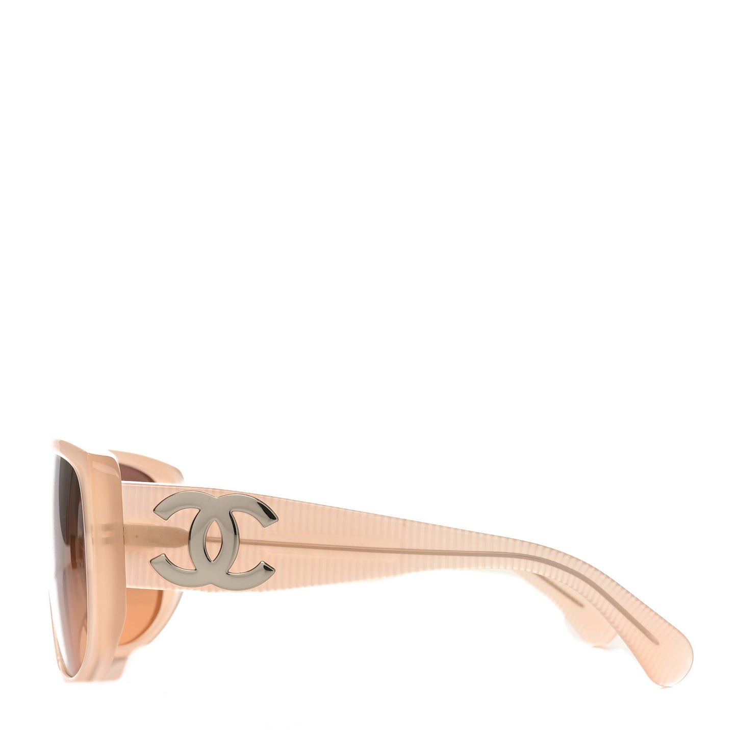 Transparent Acetate Shield Sunglasses 5495 Light Pink