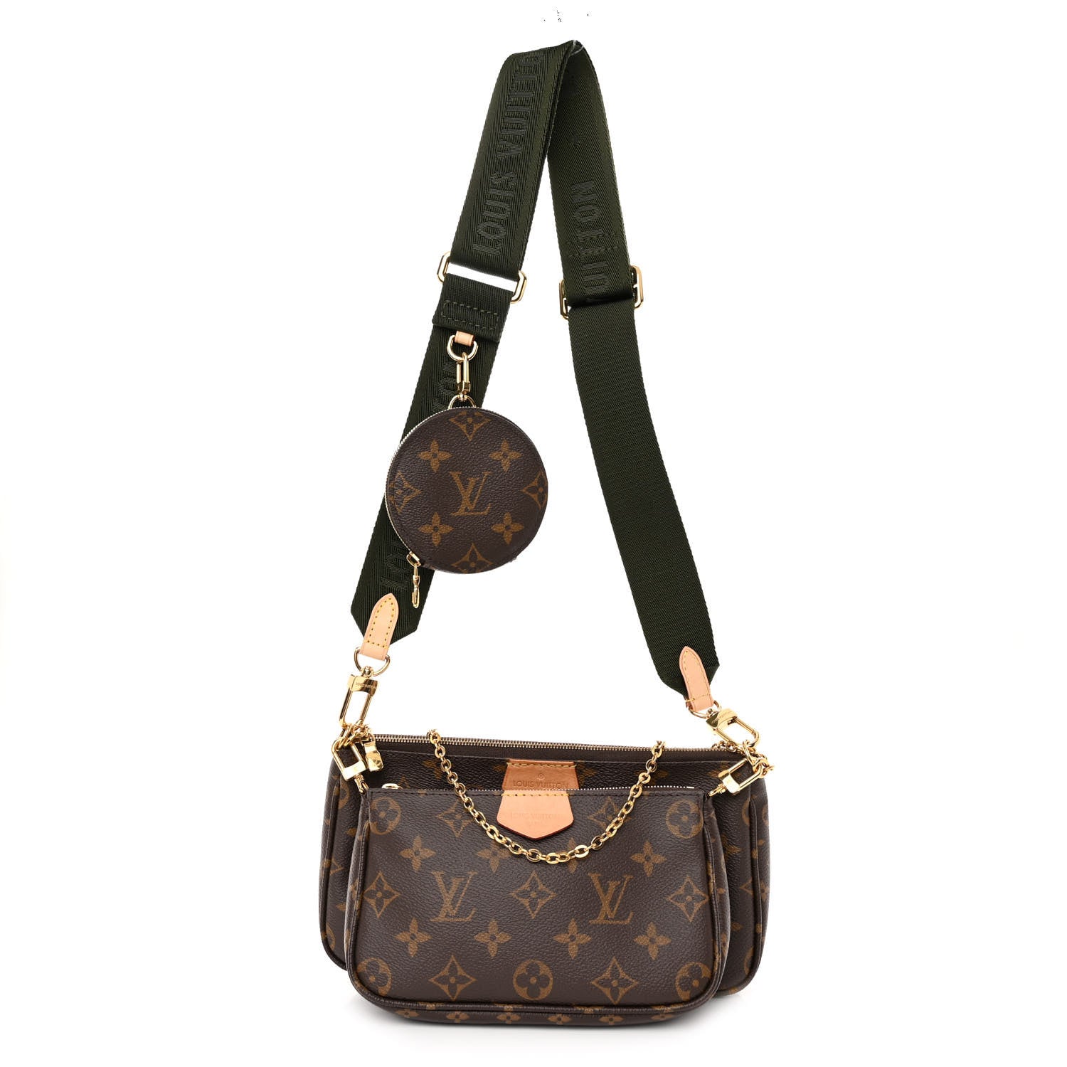 Louis Vuitton Monogram Multi Pochette Accessories Kaki 1 of 10