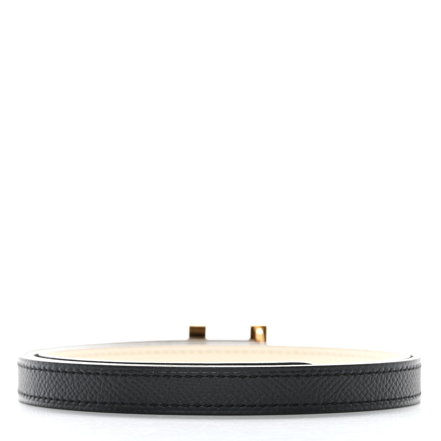 Hermes Epsom Swift 13mm H Medor Belt 65 Craie Black 2 of 6