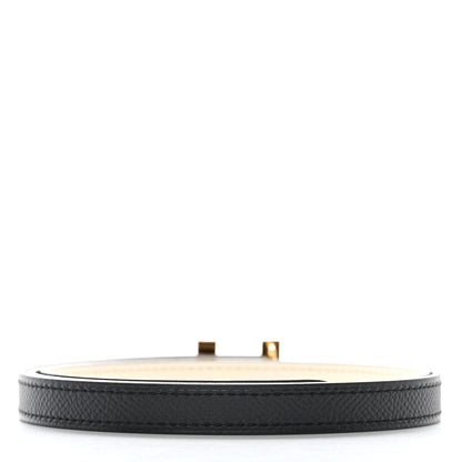 Hermes Epsom Swift 13mm H Medor Belt 65 Craie Black 2 of 6