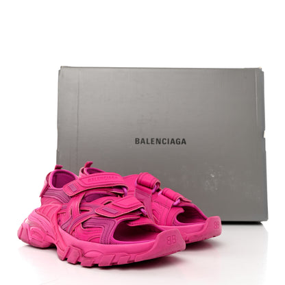 Balenciaga Neoprene Rubber Womens Track Sandals 37 Fucsia 14 of 14