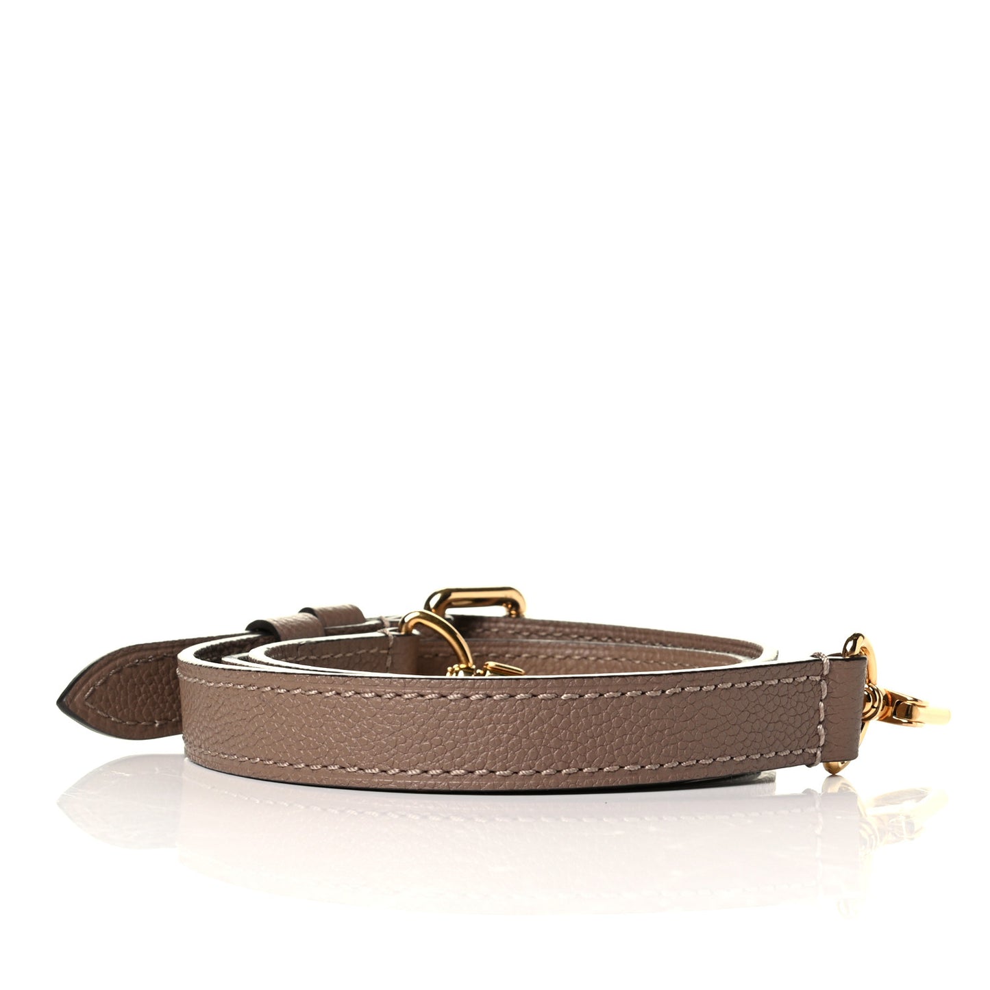 Calfskin Melie Adjustable Strap Taupe Glace