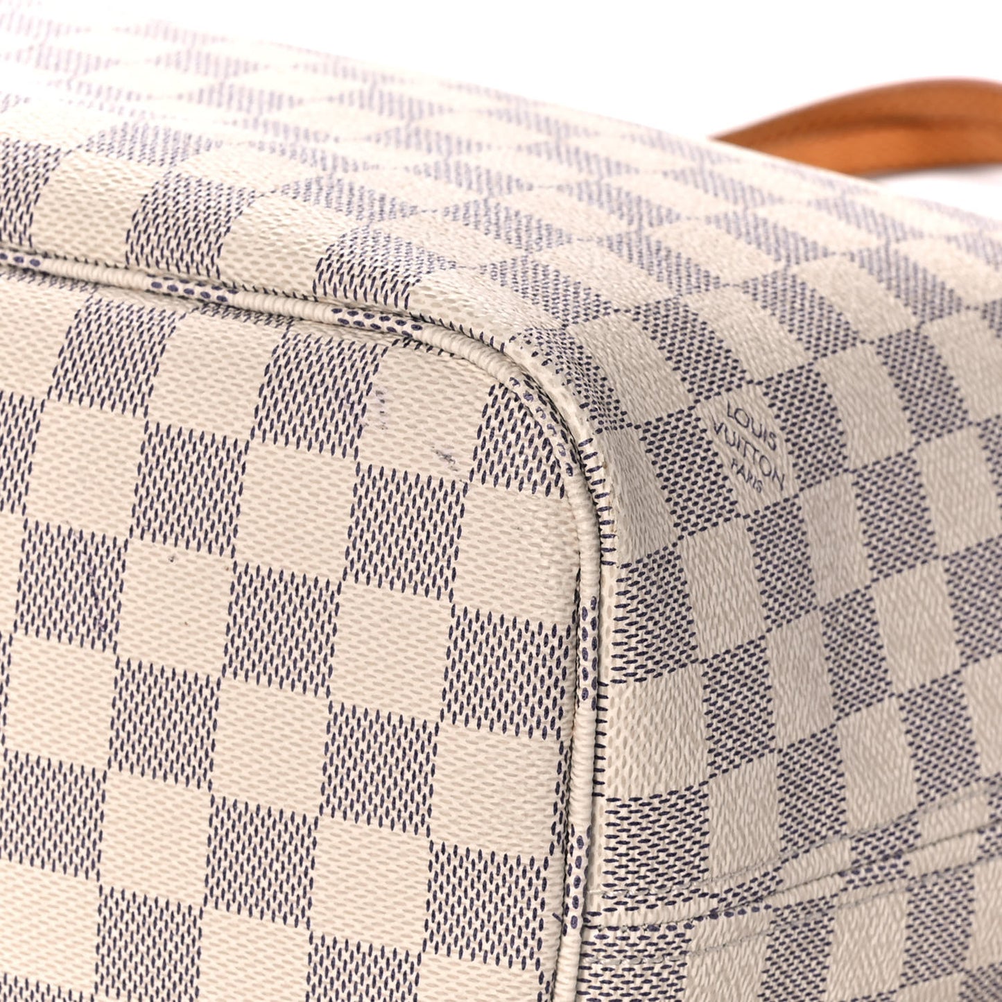 Damier Azur Neo Neverfull MM Rose Ballerine