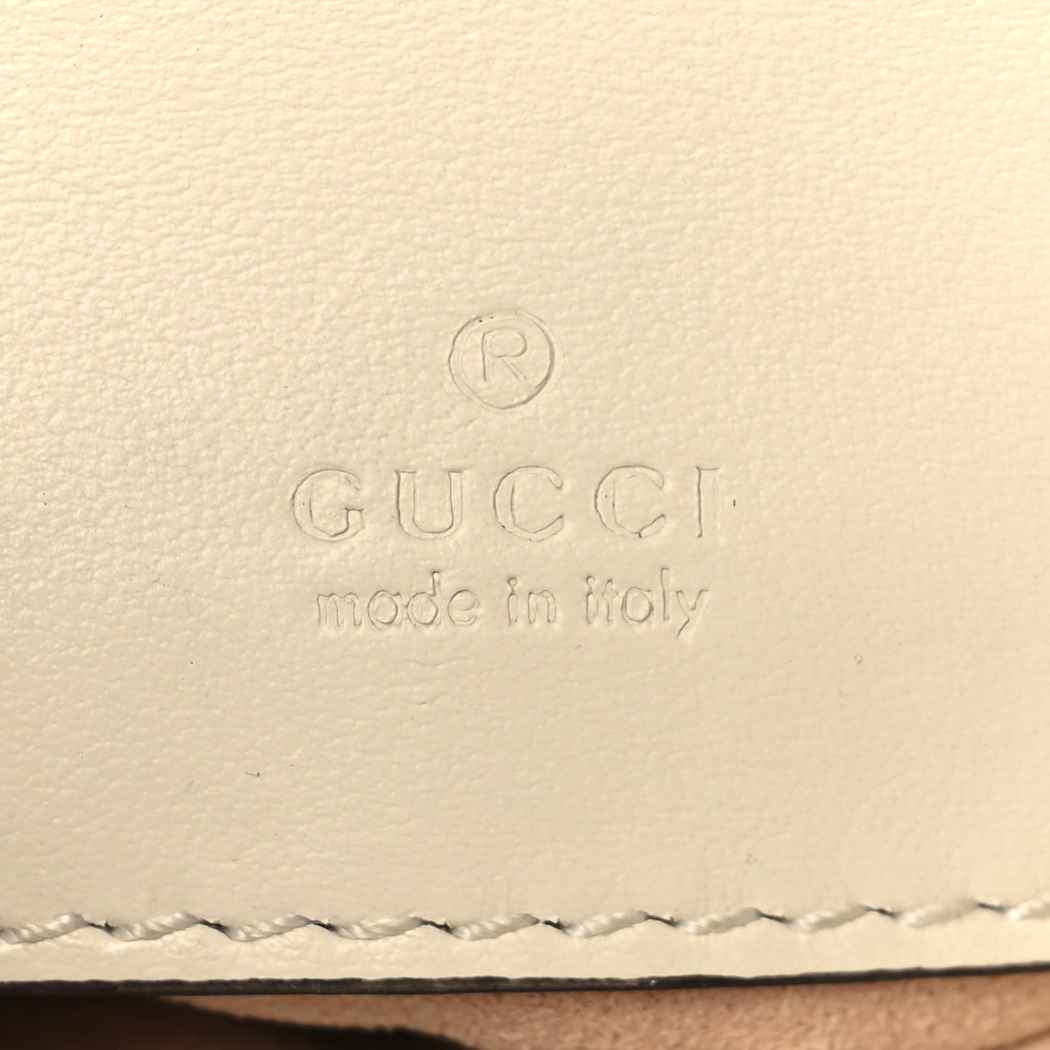 Gucci Calfskin Matelasse Mini GG Marmont 2.0 Bucket Bag White 6 of 10