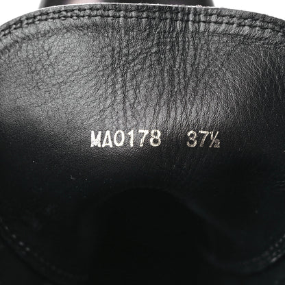Louis Vuitton Suede Calfskin Monogram LV Black Heart Laureate Platform Desert Boots 37.5 Black 8 of 9