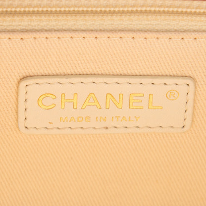Chanel Iridescent Calfskin Large Chic Quilt Flap Red 6 of 8