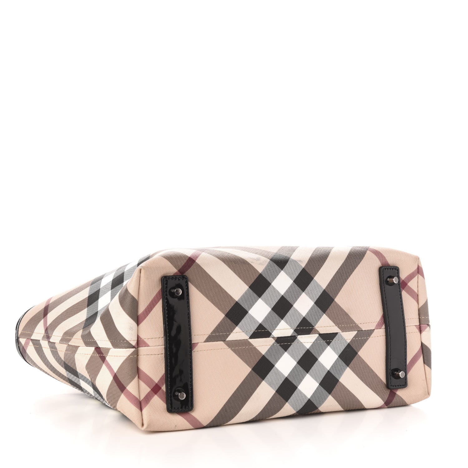 Burberry Nova Check Small Nickie Tote Black 5 of 18