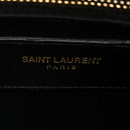 Saint Laurent Grained Calfskin Large Sac de Jour Carryall Earth 6 of 16