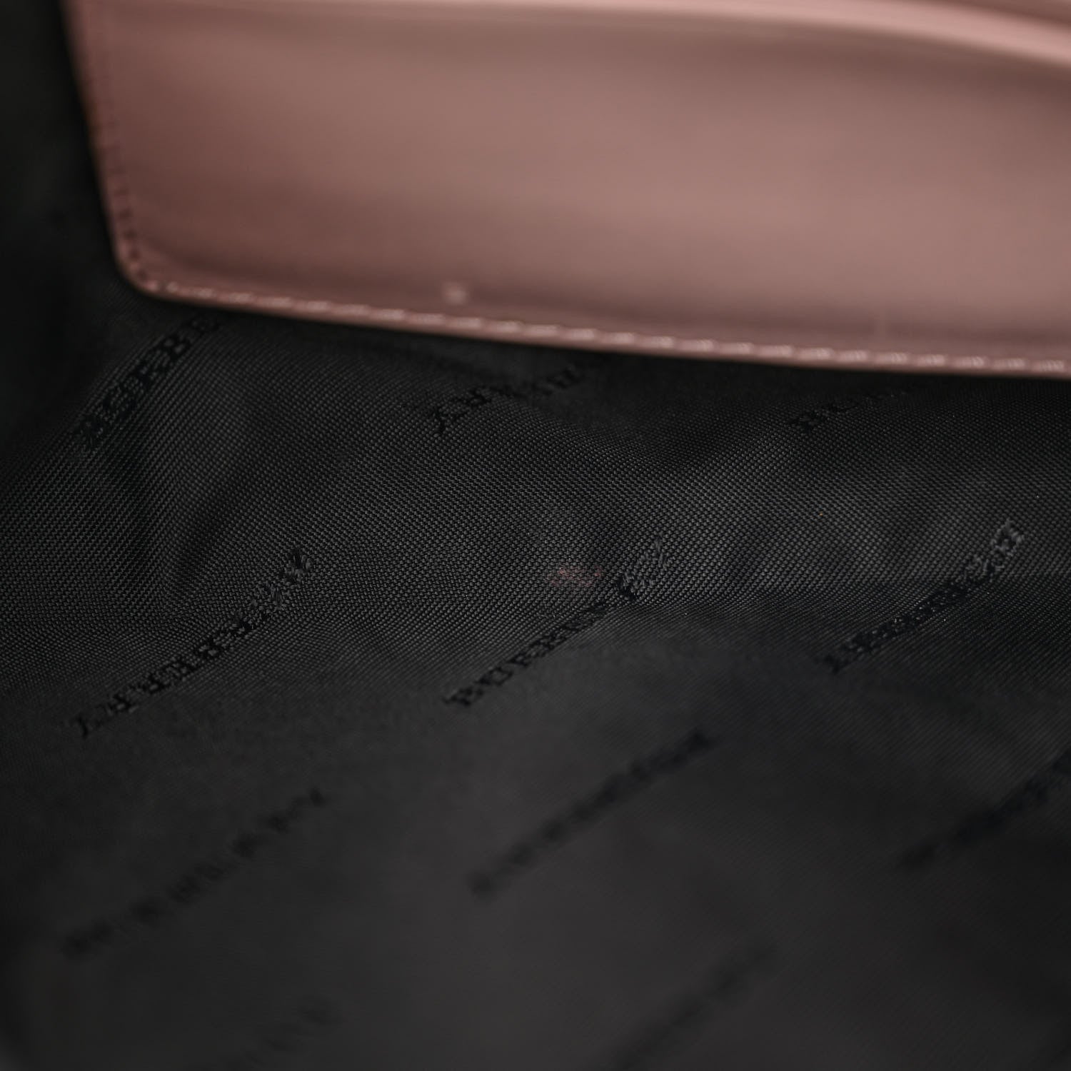 Burberry Signature Grain Calfskin Check Embossed Peyton Crossbody Clutch Bag Pale Orchid 10 of 11