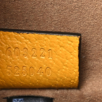 Gucci GG Supreme Monogram Flora Small Padlock Bamboo Shoulder Bag Beige Multicolor Crop 7 of 11