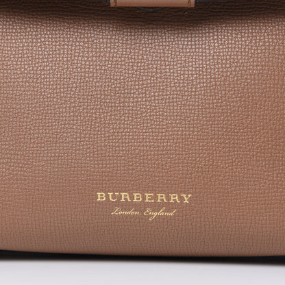Burberry Derby Calfskin House Check Small Camberley Dark Sand 6 of 12