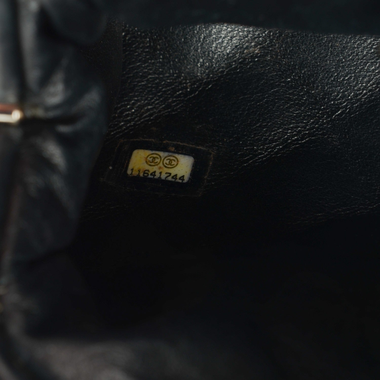 Chanel Lambskin Quilted Timeless Clutch Black 7 of 7