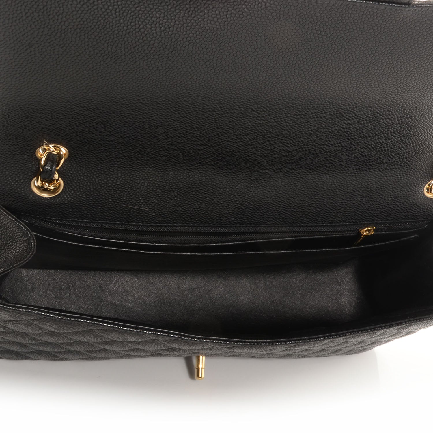 Chanel Caviar Maxi Single Flap Black 6 of 9