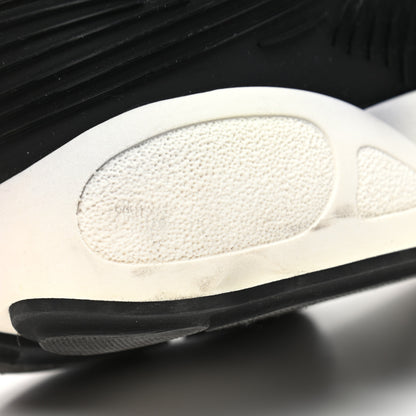 Christian Dior Perforated Lambskin Embellished Dior Fusion Sneakers 40 Black 7 of 8