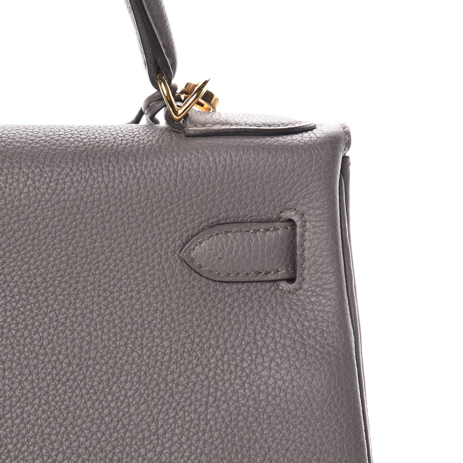 Hermes Togo Kelly Retourne 28 Etain 38 of 40