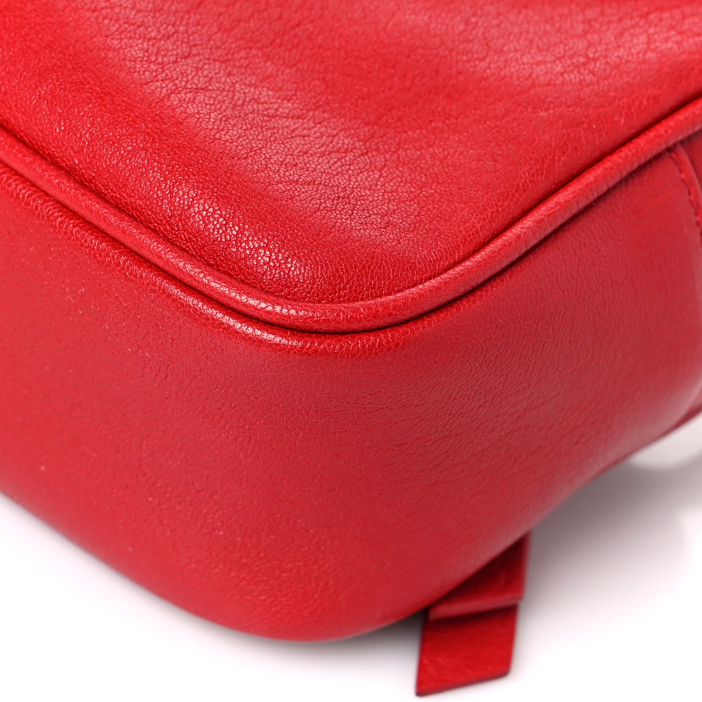 Lambskin Monogram Lou Belt Bag Red