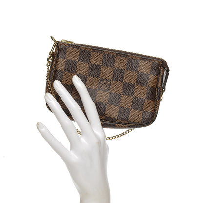 Louis Vuitton Damier Ebene Mini Pochette Accessories 2 of 7