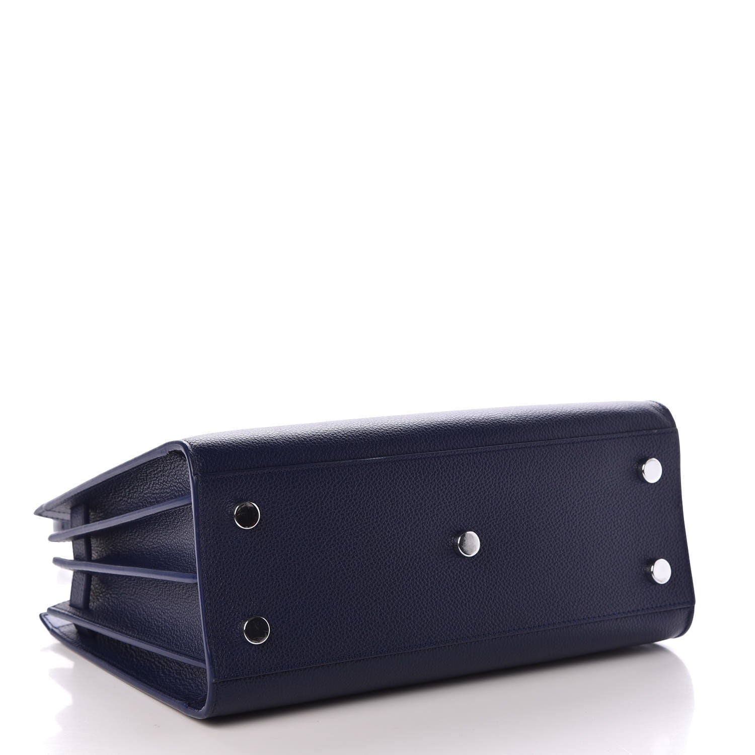 Saint Laurent Grained Calfskin Baby Sac De Jour Marine 4 of 6