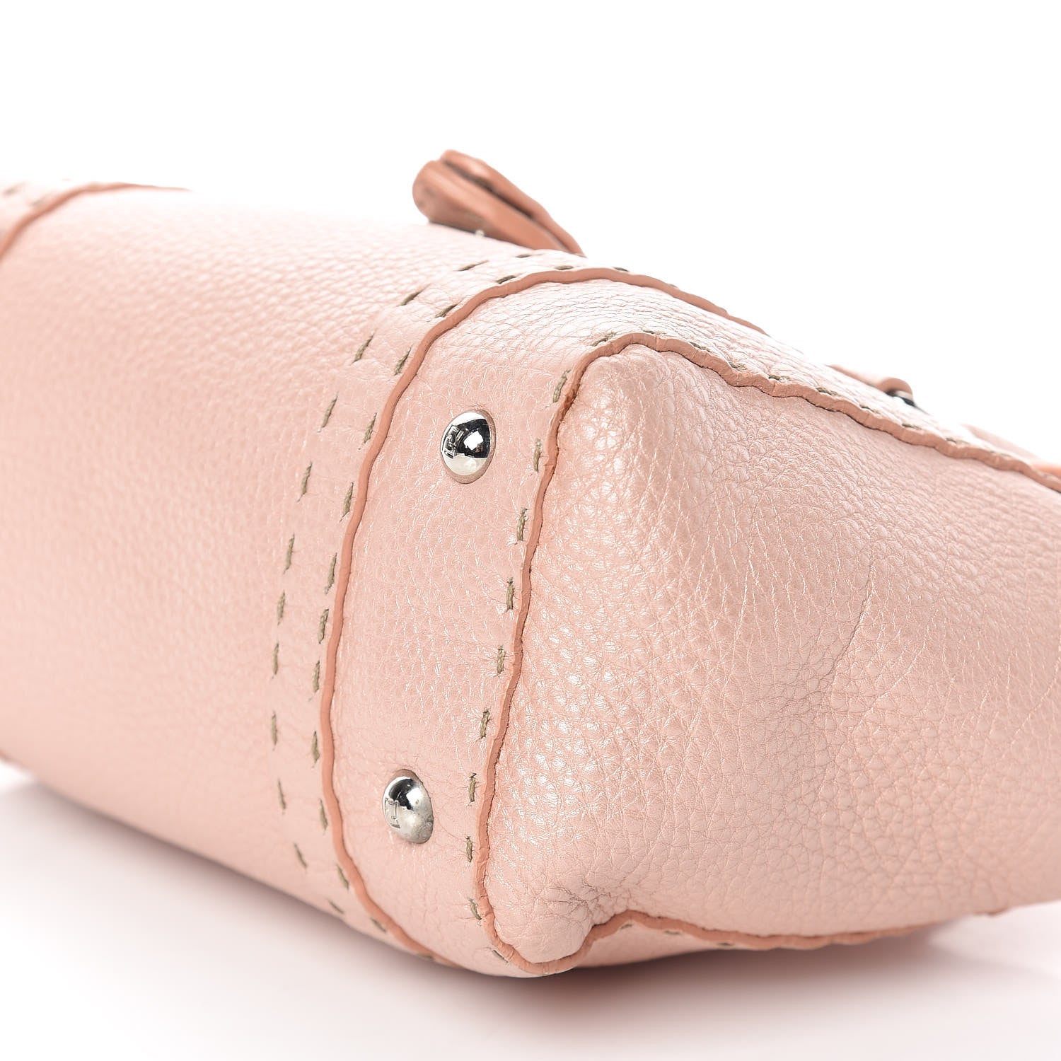 Fendi Cuoio Romano Selleria Mini Linda Satchel Cipria 10 of 13