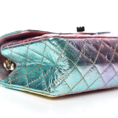 Chanel Metallic Goatskin Quilted Mini 2.55 Reissue Flap Multicolor 7 of 10