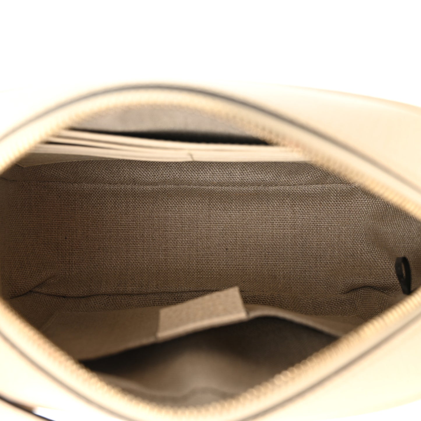 Monogram Dollar Calfskin Mini Bree Messenger Bag Beige Ebony Avoire