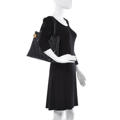 Chanel Caviar Quilted Medallion Tote Black 2 of 7