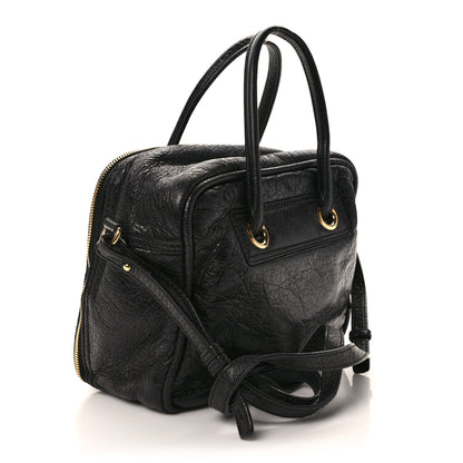 Balenciaga Agneau S Blanket Square Tote Black 3 of 11