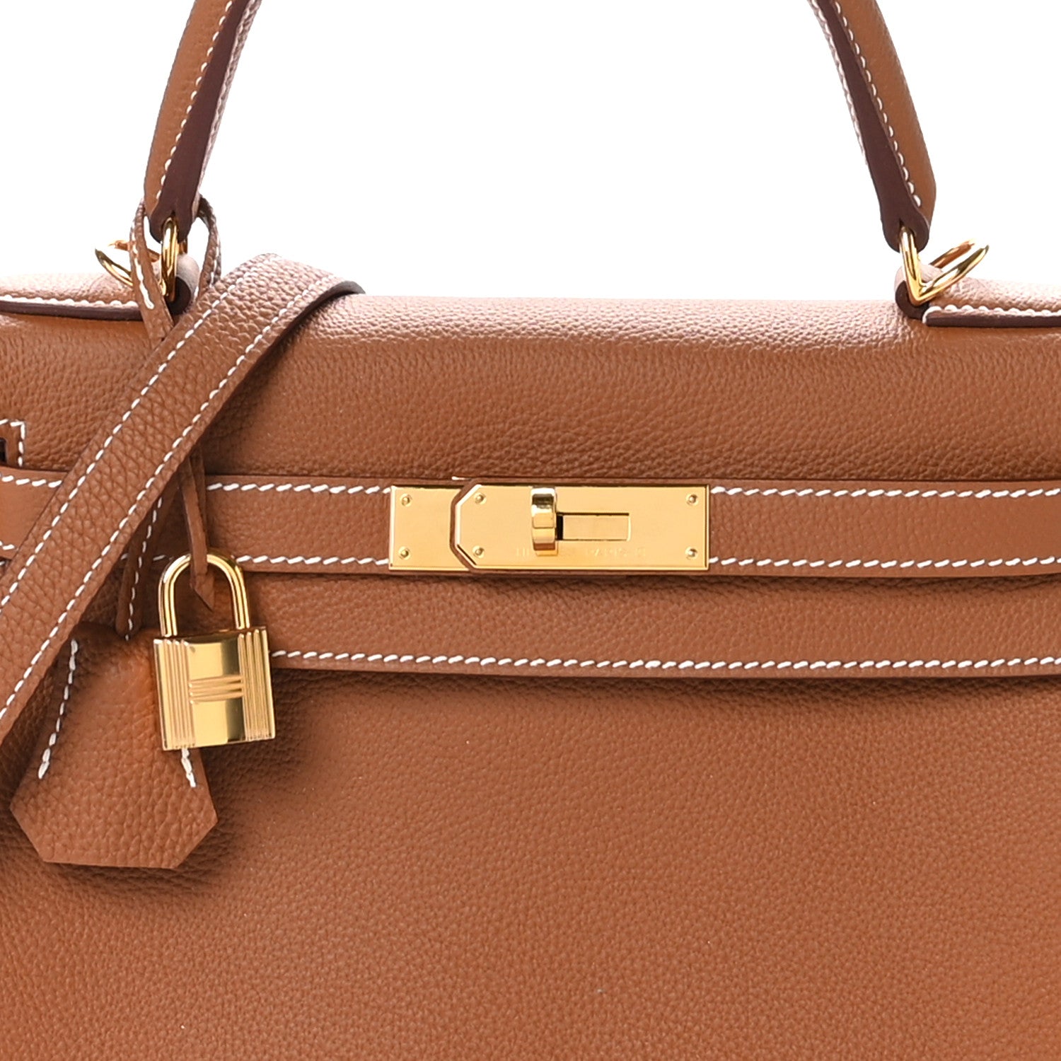 Hermes Togo Kelly Retourne 28 Gold 8 of 11