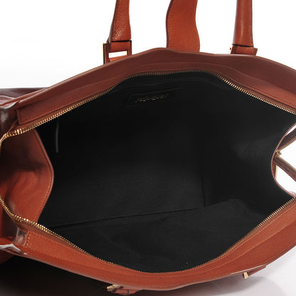 Saint Laurent Sheepskin Medium Cabas ChYc Ambra 5 of 9