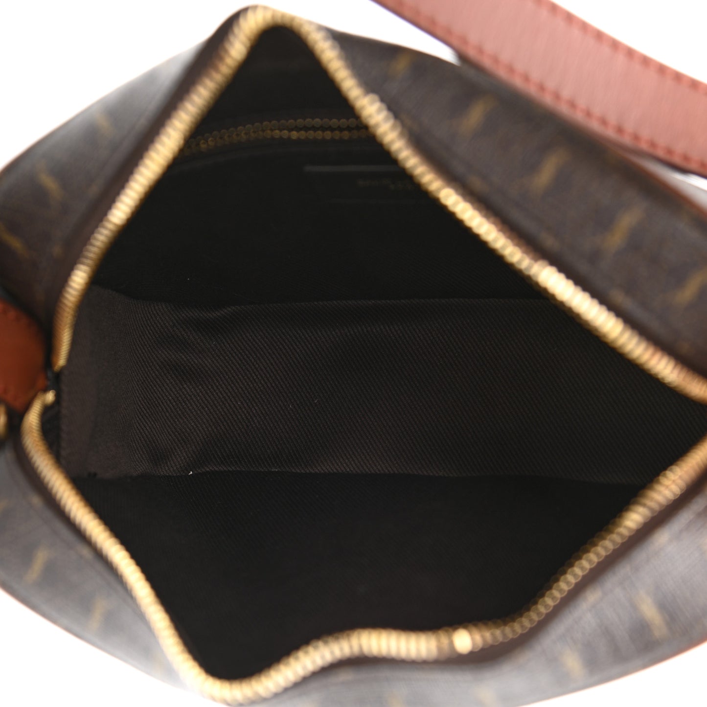 Canvas Smooth Calfskin Le Monogramme Camera Bag Chestnut