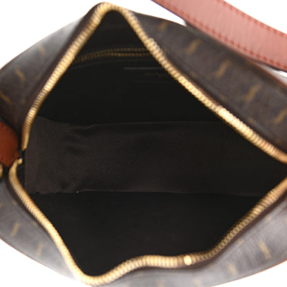 Saint Laurent Canvas Smooth Calfskin Le Monogramme Camera Bag Chestnut 5 of 10