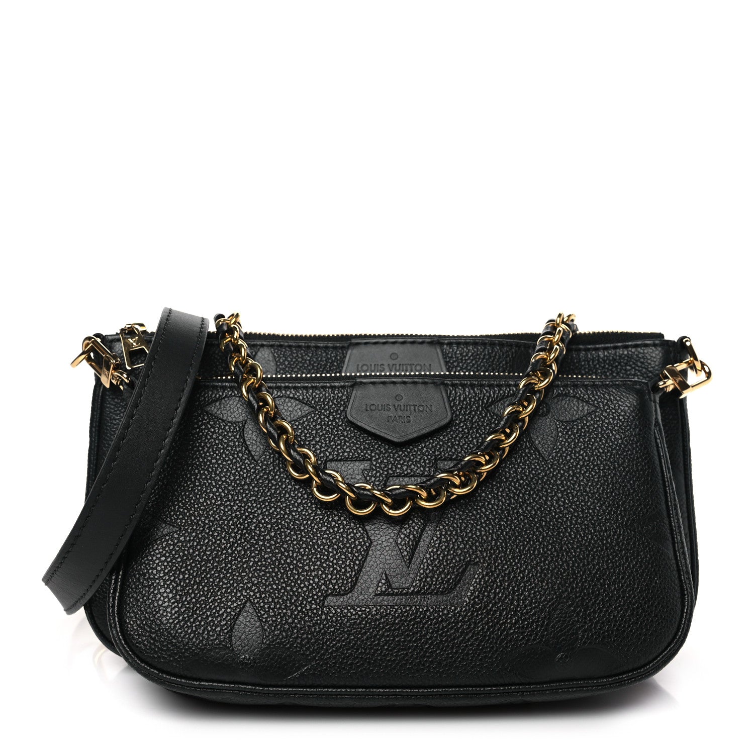 Louis Vuitton Empreinte Monogram Giant Multi Pochette Accessories Black 1 of 9