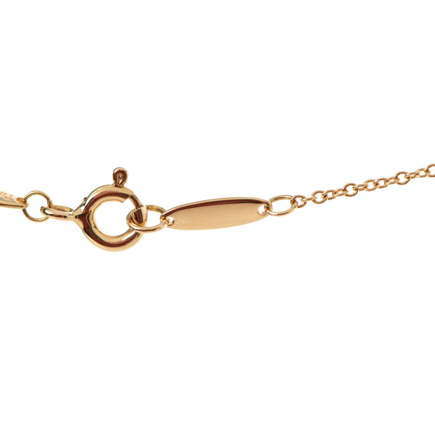 Tiffany 18K Yellow Gold Diamond .17ct Elsa Peretti Diamonds by the Yard Lariat Necklace 5 of 8