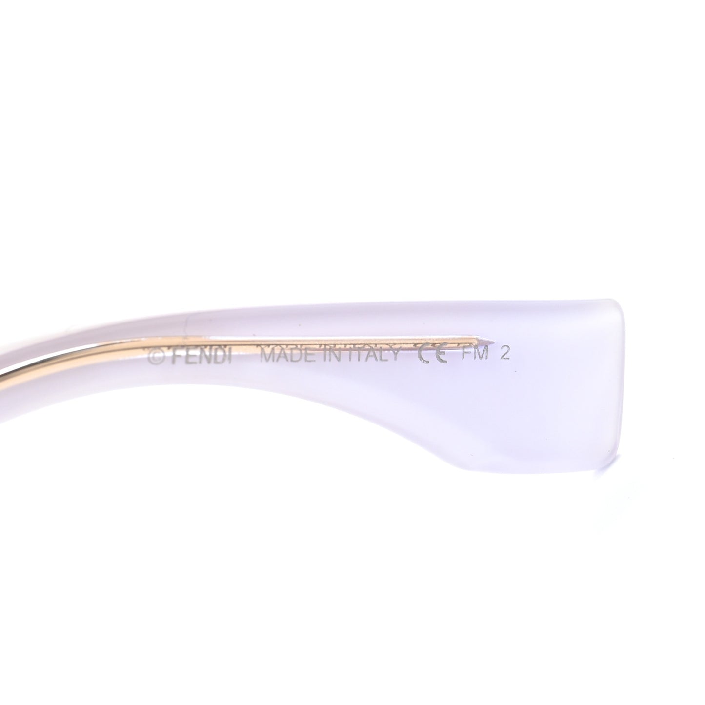Acetate FF Sunglasses FF 0434/G/S White Gold
