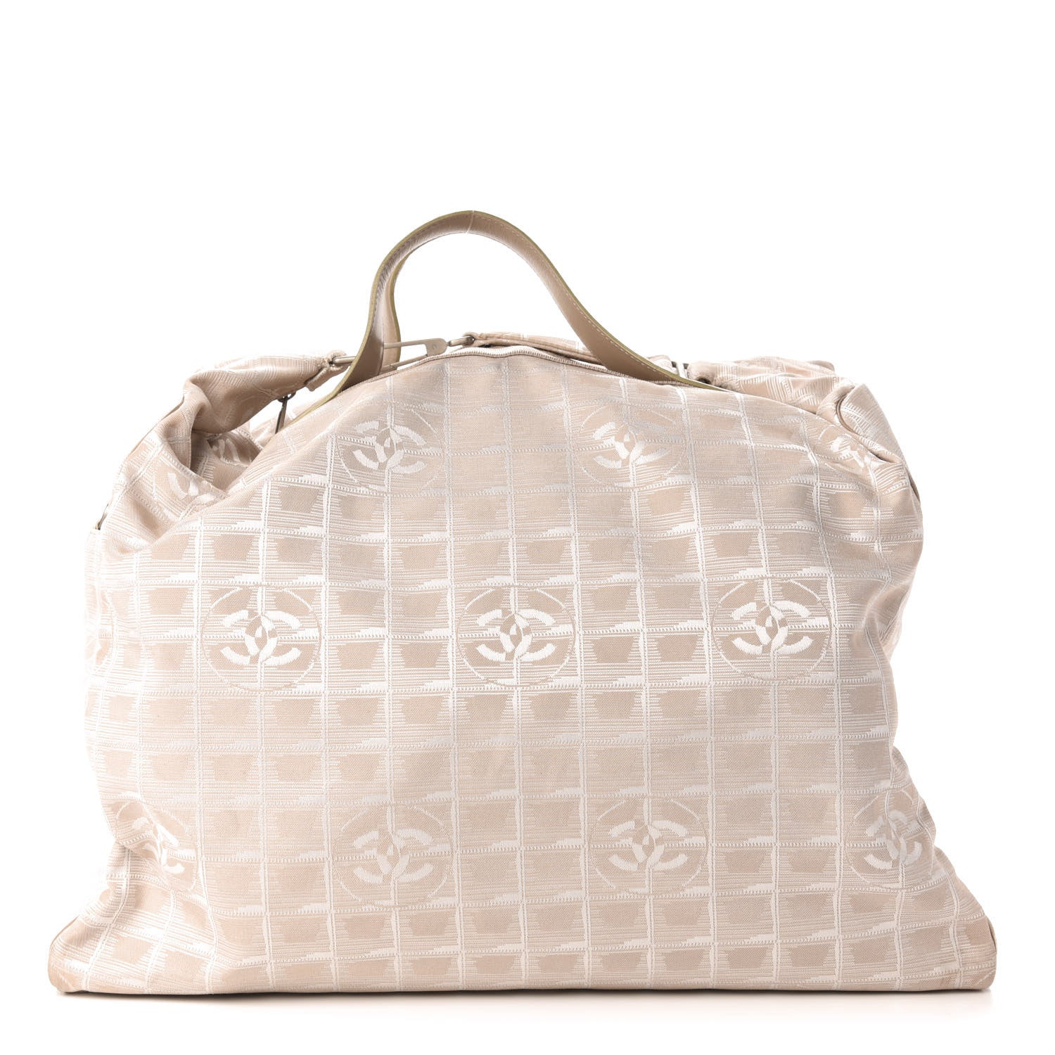 Chanel Nylon Travel Duffle Beige 1 of 11