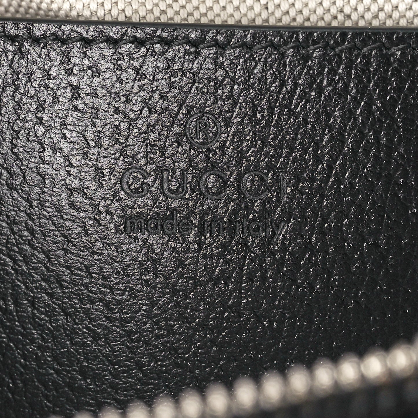 GG Supreme Monogram Textured Dollar Calfskin Web Small Ophidia Dome Shoulder Bag Beige Blue