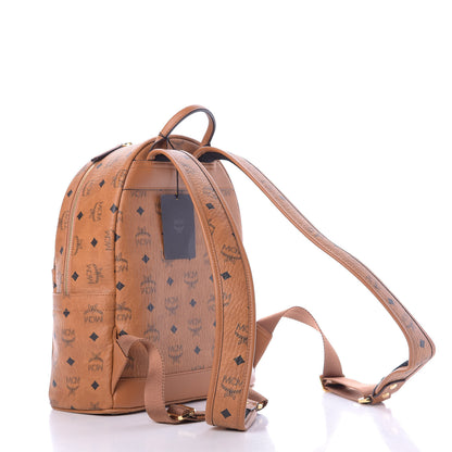 MCM Visetos Mini Stark Berlin Backpack Cognac 3 of 11