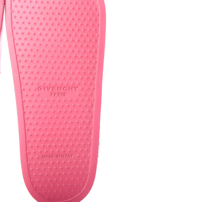 Givenchy Rubber Womens Logo Womens Pool Slides Sandals 41 Pink 8 of 11
