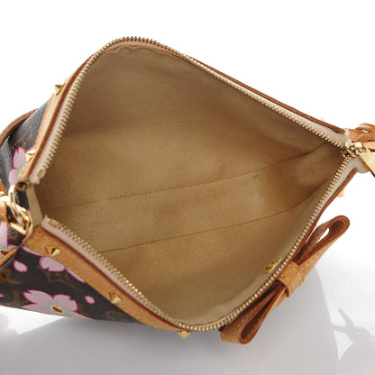 Louis Vuitton Monogram Cherry Blossom Pochette Accessories Brown 5 of 6