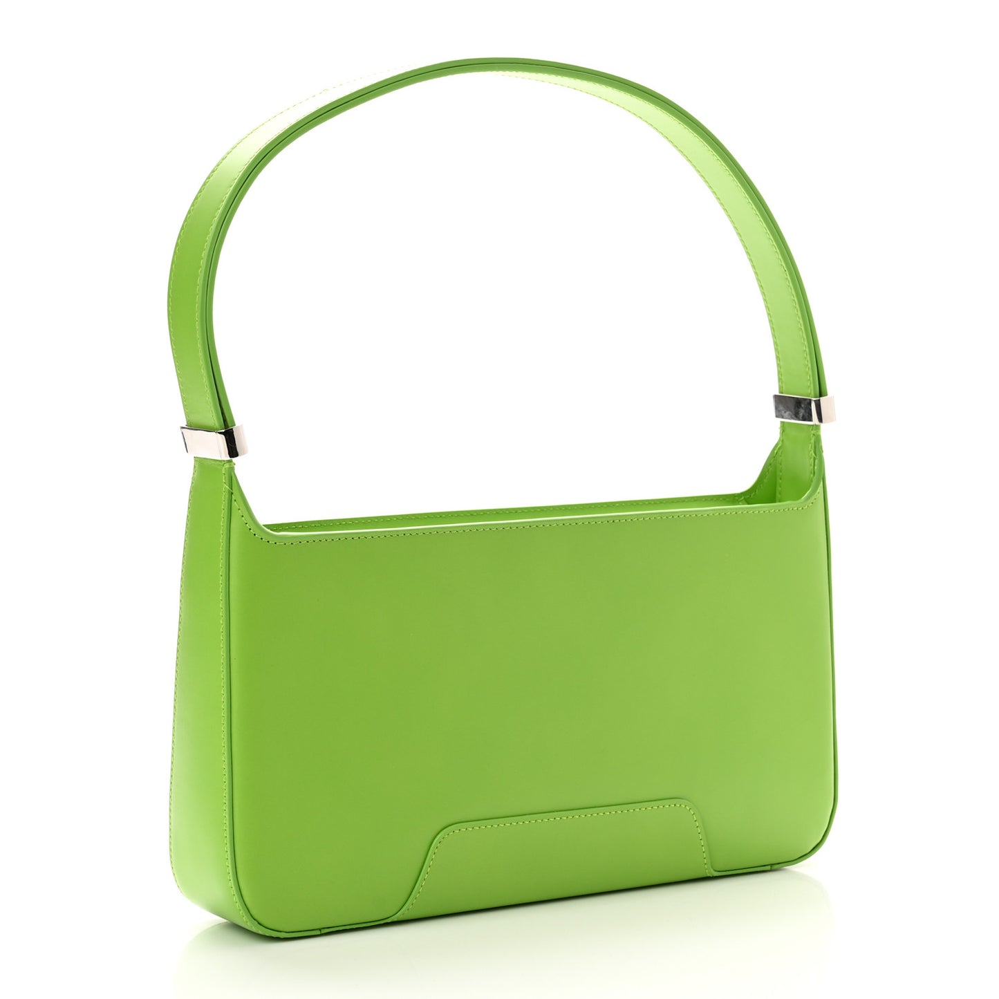 Smooth Calfskin Medium TB Shoulder Bag Brilliant Green