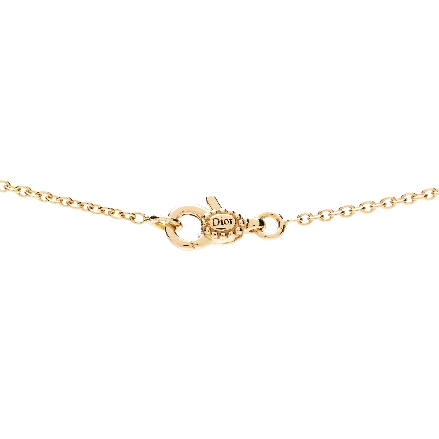 18K Yellow Gold Diamond Malachite Rose Des Vents Necklace