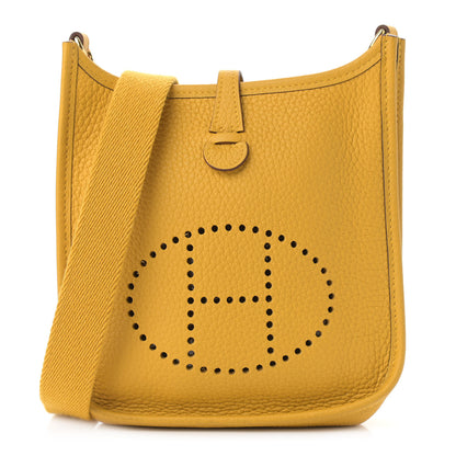 Hermes Taurillon Clemence Evelyne TPM Jaune Ambre 1 of 11