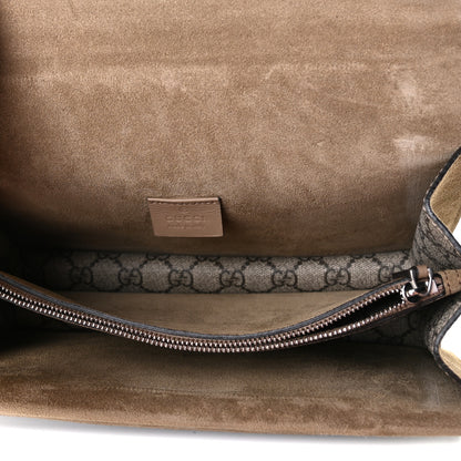 Gucci GG Supreme Monogram Small Dionysus Shoulder Bag Taupe 8 of 10
