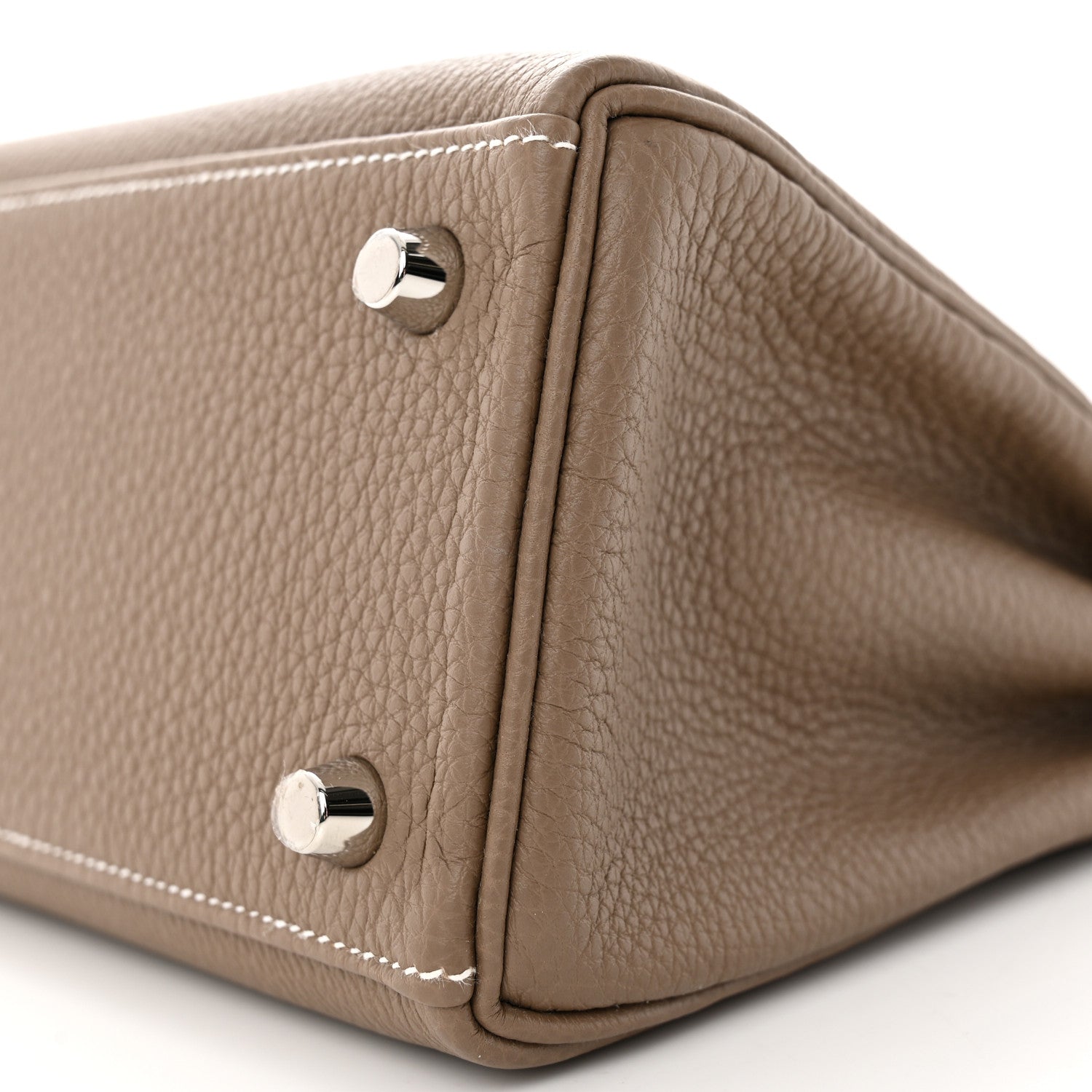 Hermes Togo Kelly Retourne 25 Etoupe 10 of 15