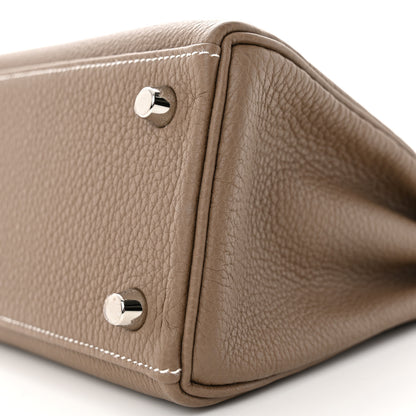 Hermes Togo Kelly Retourne 25 Etoupe 10 of 15
