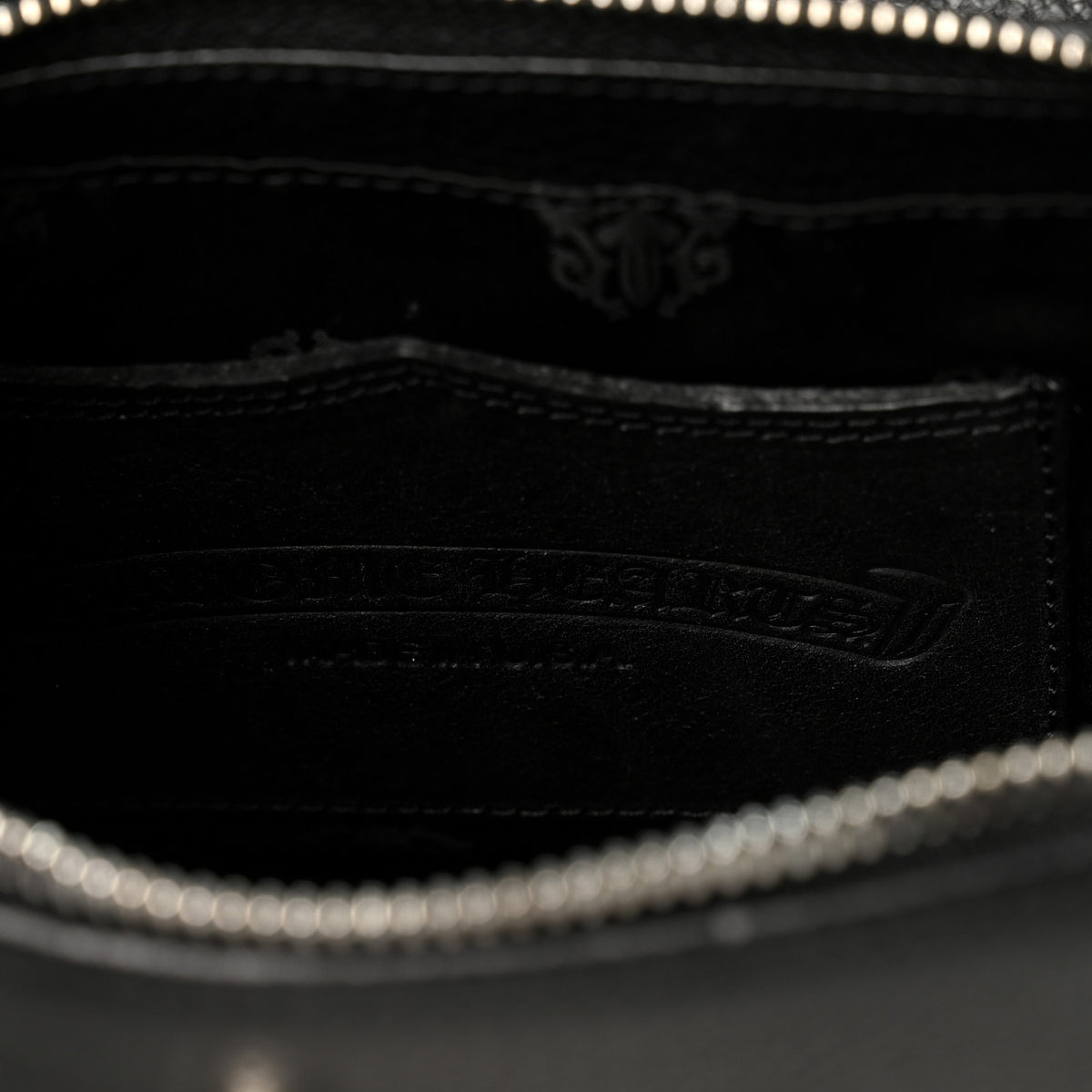 Chrome Hearts Grained Calfskin Cross Doc Adams Bag Black 10 of 19