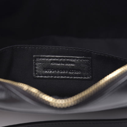 Saint Laurent Calfskin Matelasse Monogram Lou Camera Bag Black 7 of 13