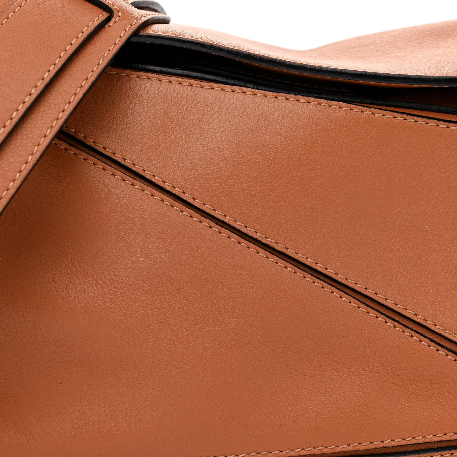 Loewe Calfskin Small Puzzle Bag Tan 8 of 17
