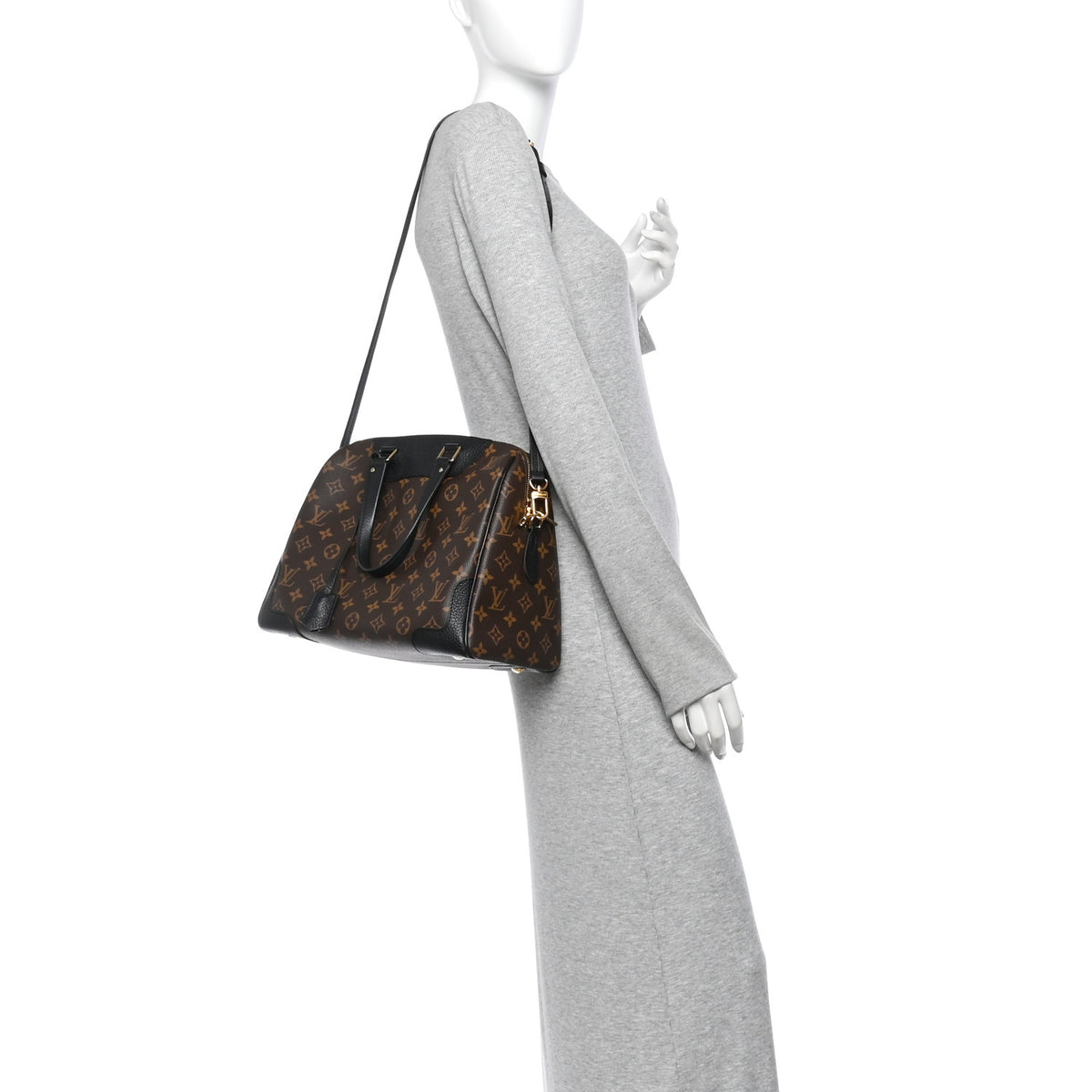 Louis Vuitton Monogram Retiro NM Black 2 of 10