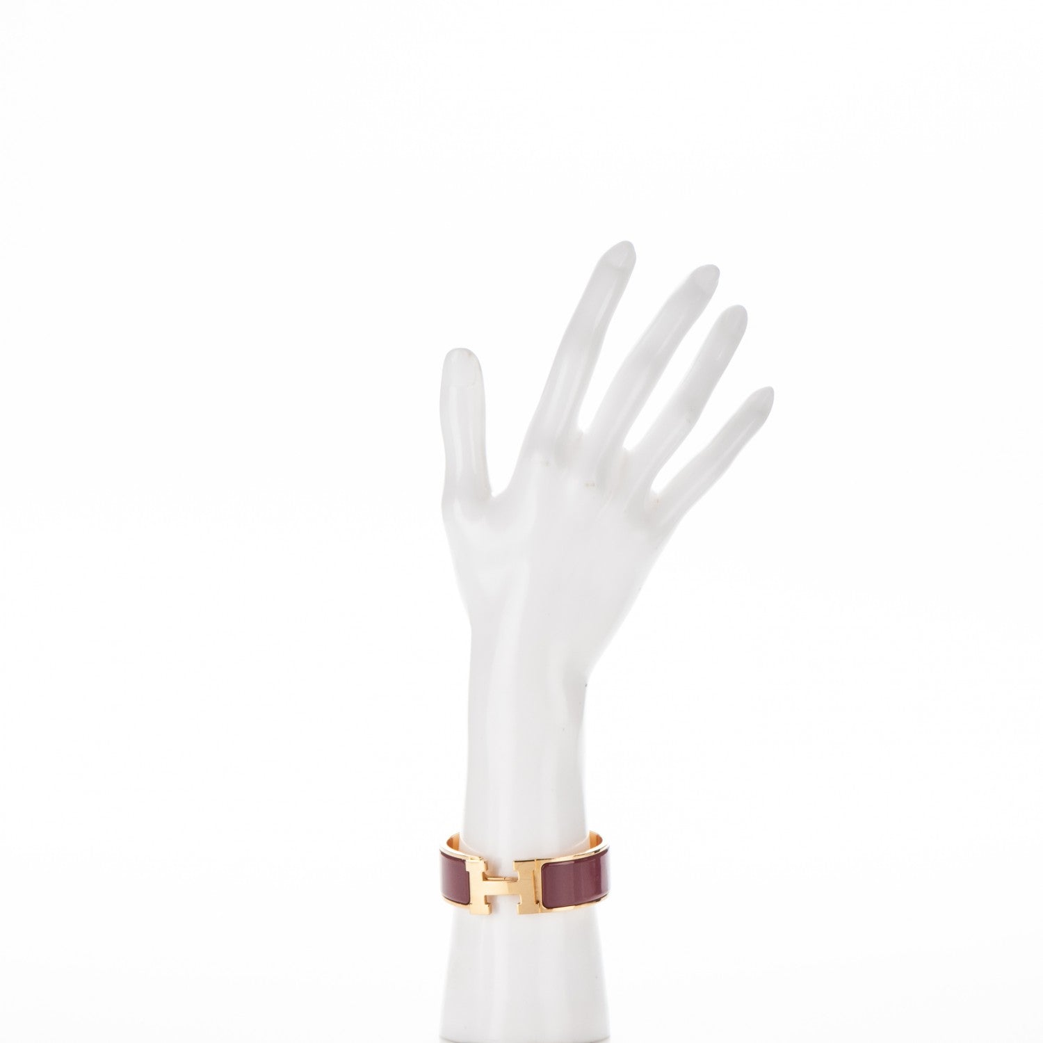 Hermes Enamel Wide Clic Clac H Bracelet PM Muscat 2 of 4